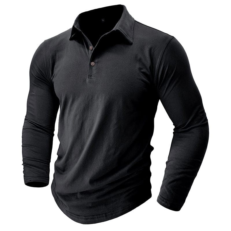 Travis | Stylish Premium Long-Sleeve Polo