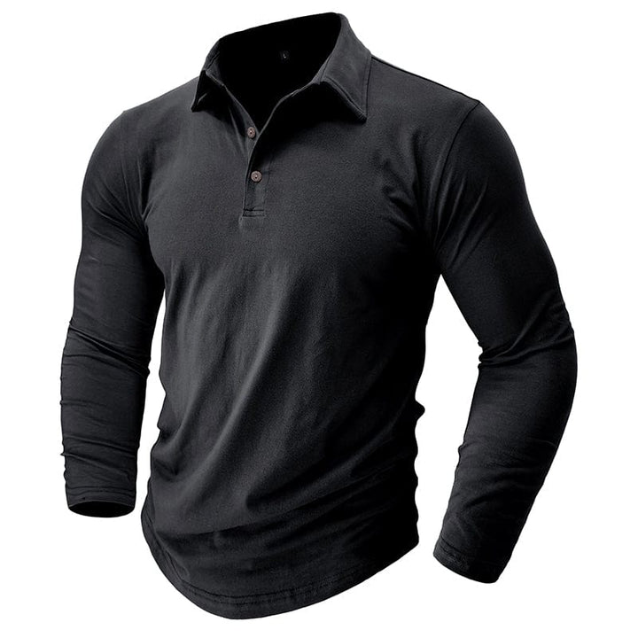 Travis | Stylish Premium Long-Sleeve Polo