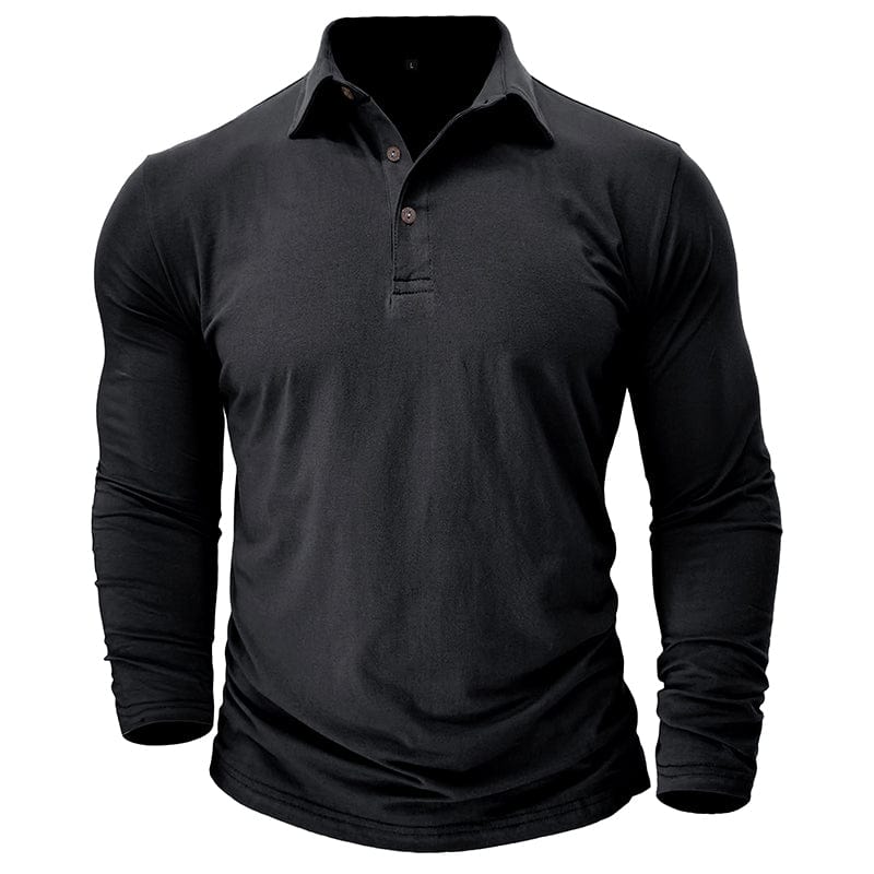 Travis | Stylish Premium Long-Sleeve Polo