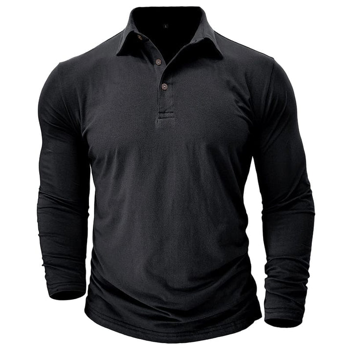 Travis | Stylish Premium Long-Sleeve Polo