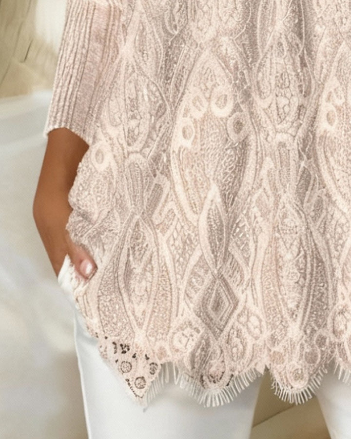 Aize | Square Neck Lace Top