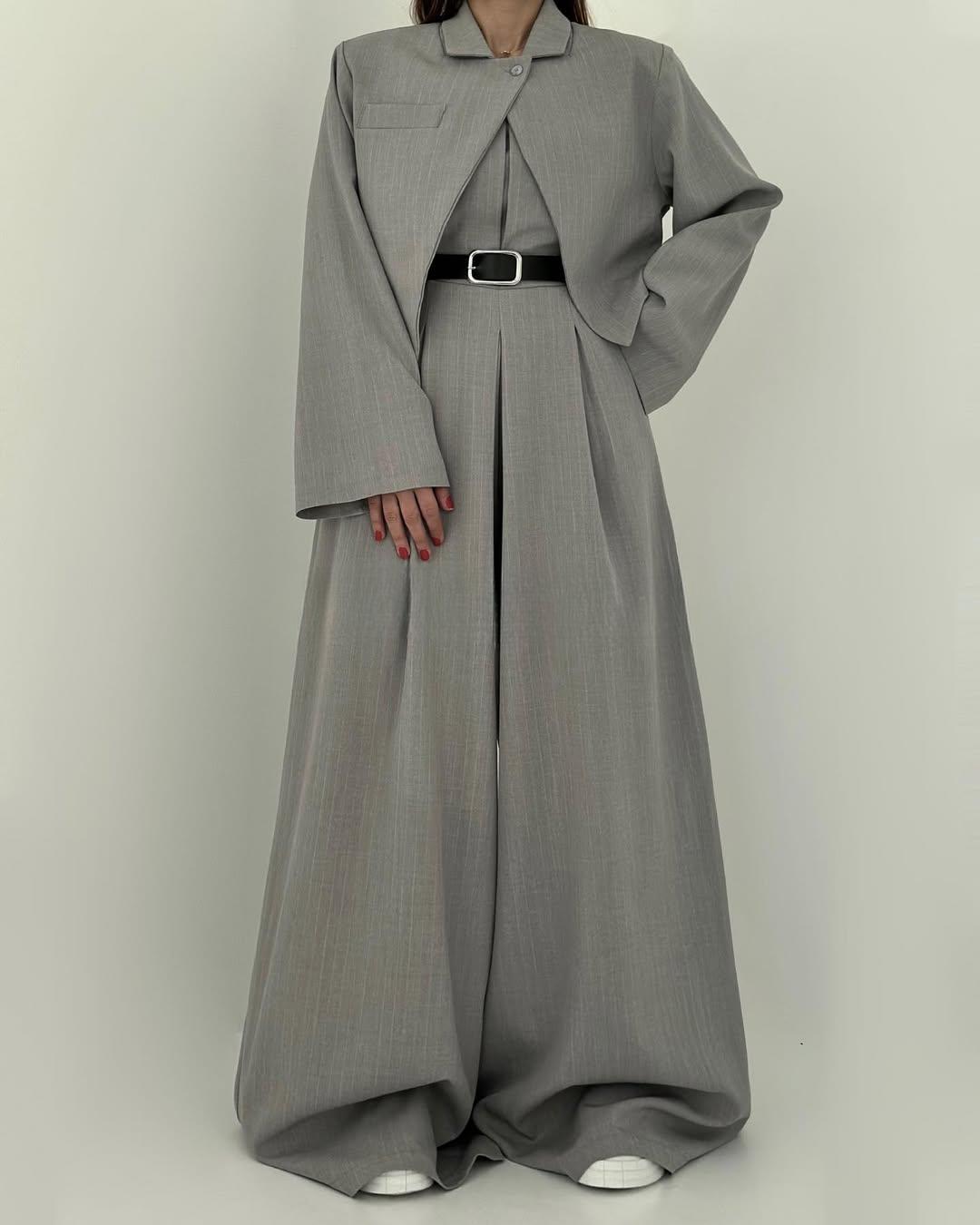 Lauralie | Strapless Jacket-Style Jumpsuit Set