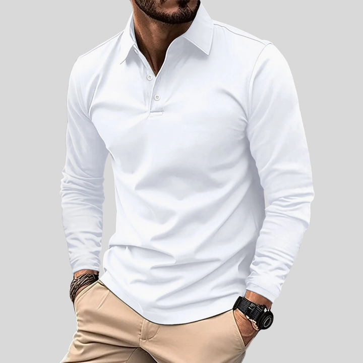 Ethan™ - Casual Long-Sleeved Polo