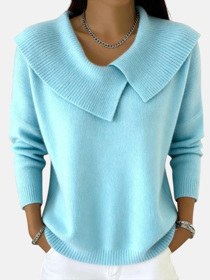 Lucia | Warm Sweater with Soft Collar