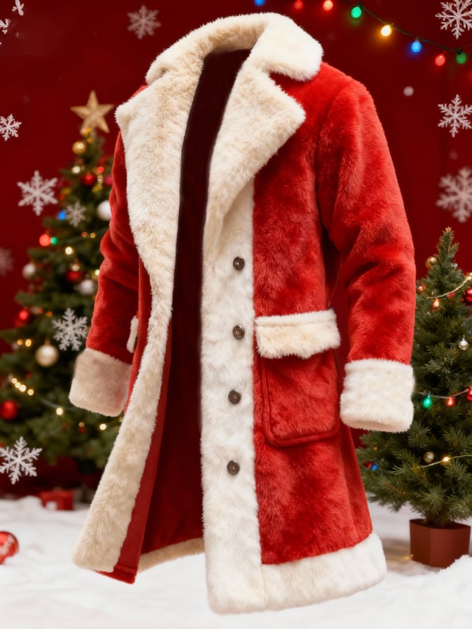 Damon | Plush Holiday Coat