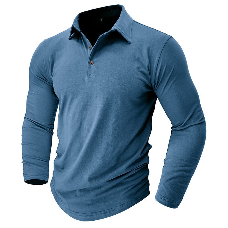 Travis | Stylish Premium Long-Sleeve Polo