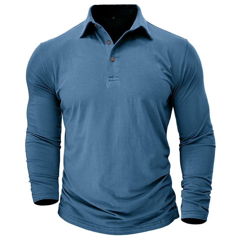 Travis | Stylish Premium Long-Sleeve Polo
