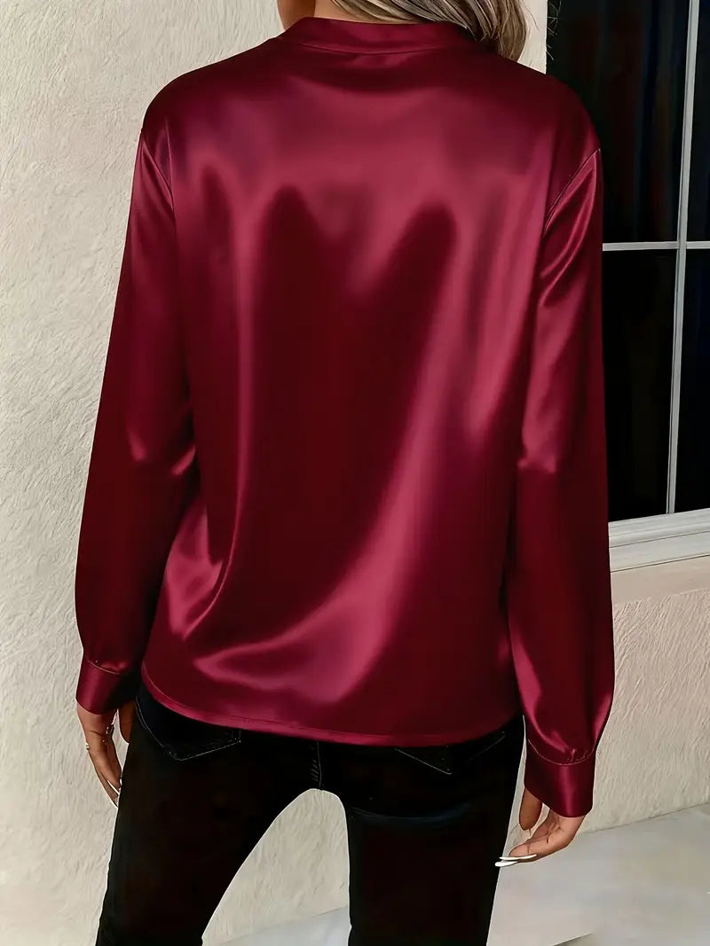 Telma | Elegant V-Neck Blouse