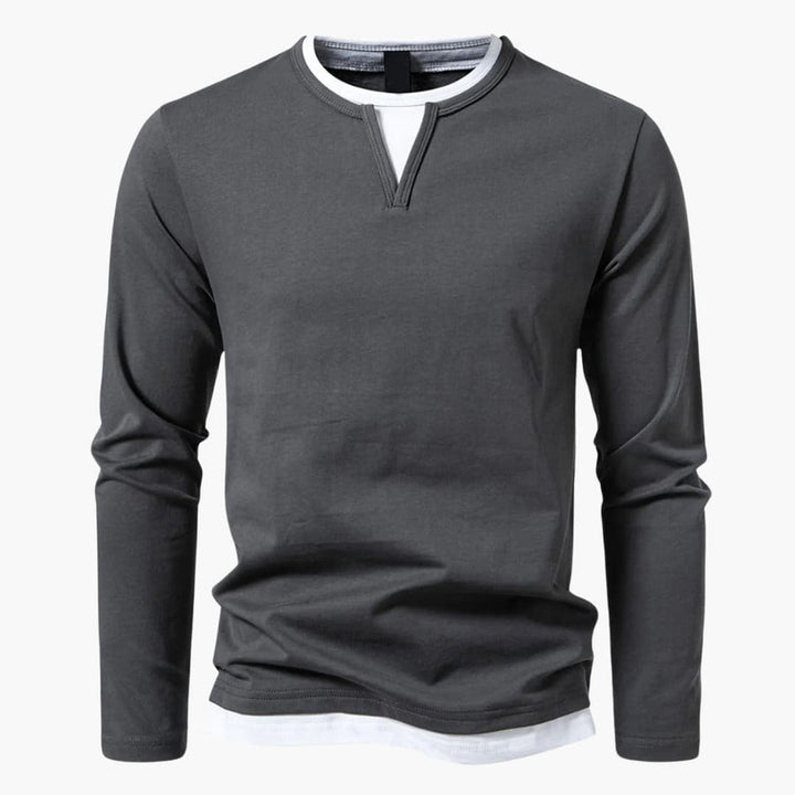 Konrad | Long-Sleeved Layered Shirt