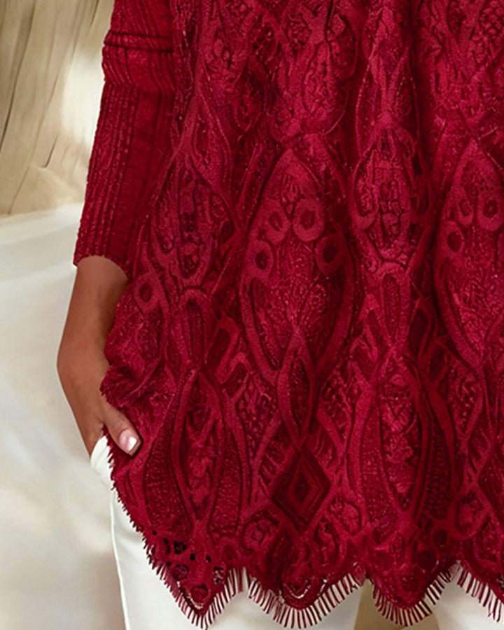 Aize | Square Neck Lace Top