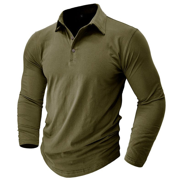 Travis | Stylish Premium Long-Sleeve Polo