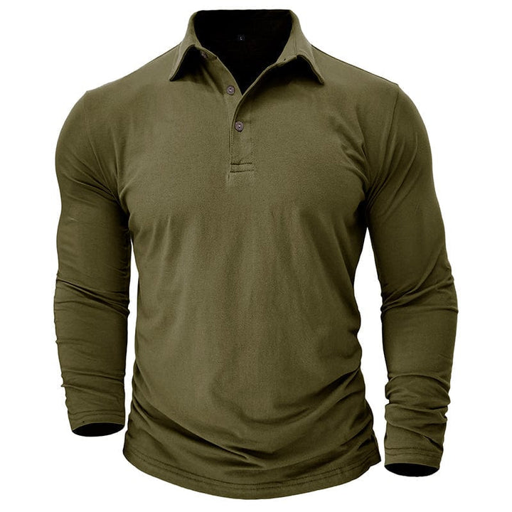 Travis | Stylish Premium Long-Sleeve Polo