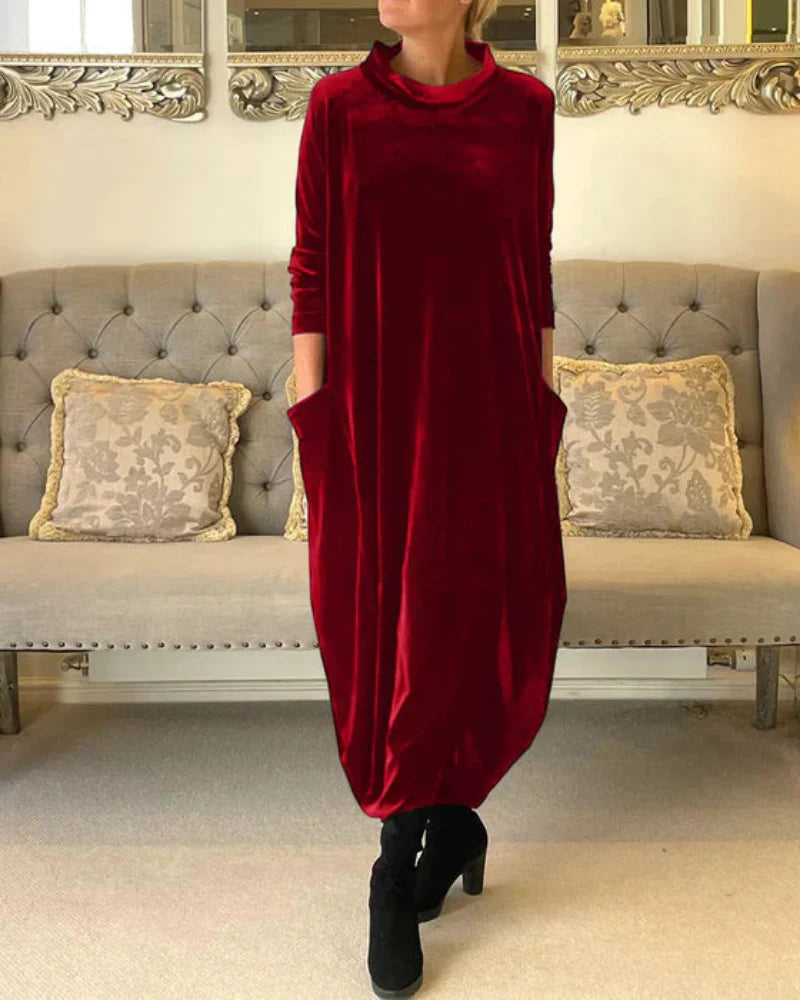 Layeena | Velvet Maxi Dress