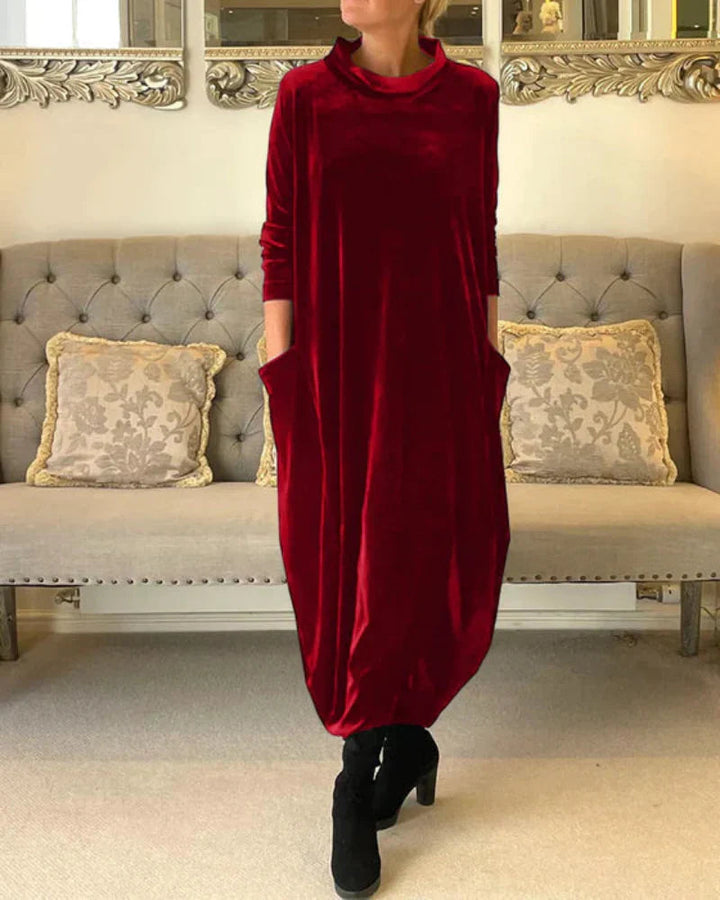 Layeena | Velvet Maxi Dress