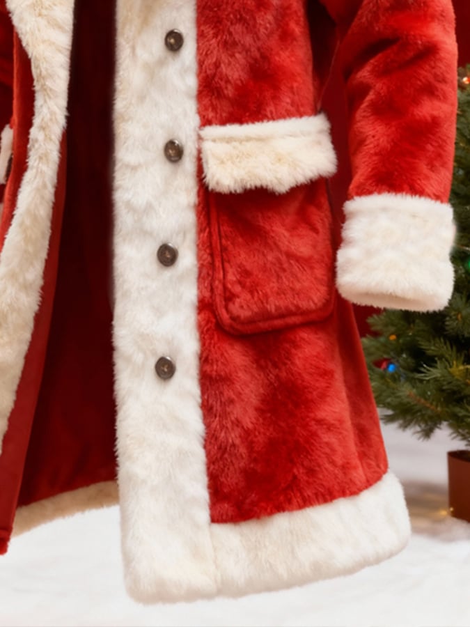 Damon | Plush Holiday Coat