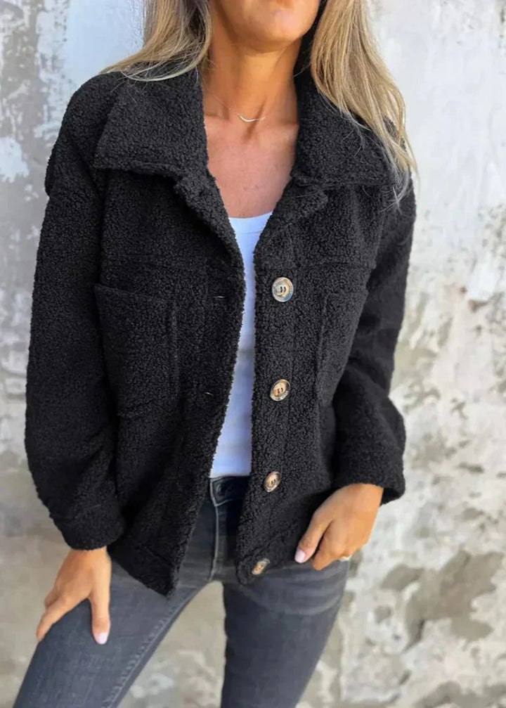 Ella | Soft Button-Up Cozy Jacket