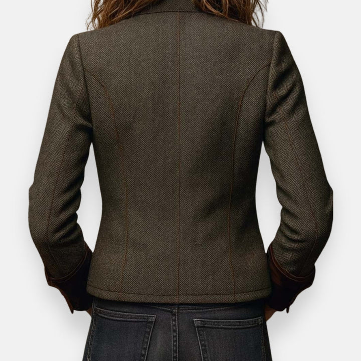 Claire | Elegant Trimmed Jacket