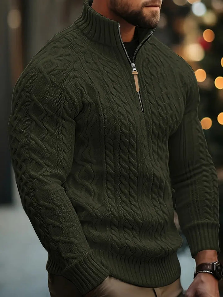 Rabada | Half-Zip Knitted Sweater