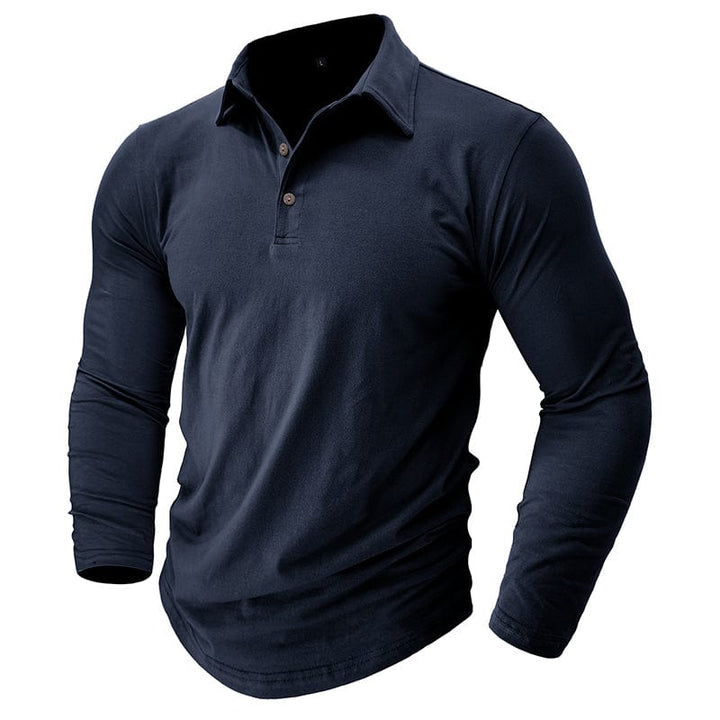 Travis | Stylish Premium Long-Sleeve Polo