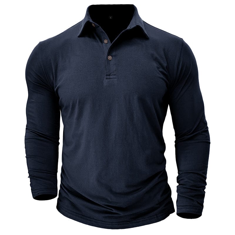 Travis | Stylish Premium Long-Sleeve Polo