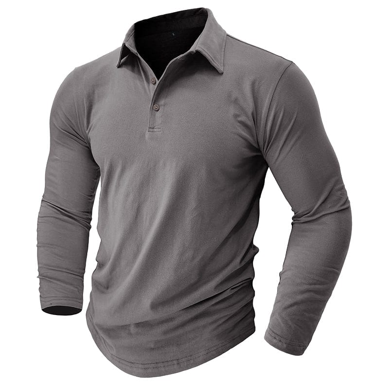 Travis | Stylish Premium Long-Sleeve Polo