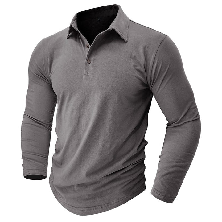 Travis | Stylish Premium Long-Sleeve Polo