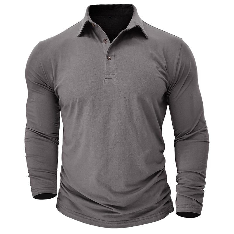 Travis | Stylish Premium Long-Sleeve Polo