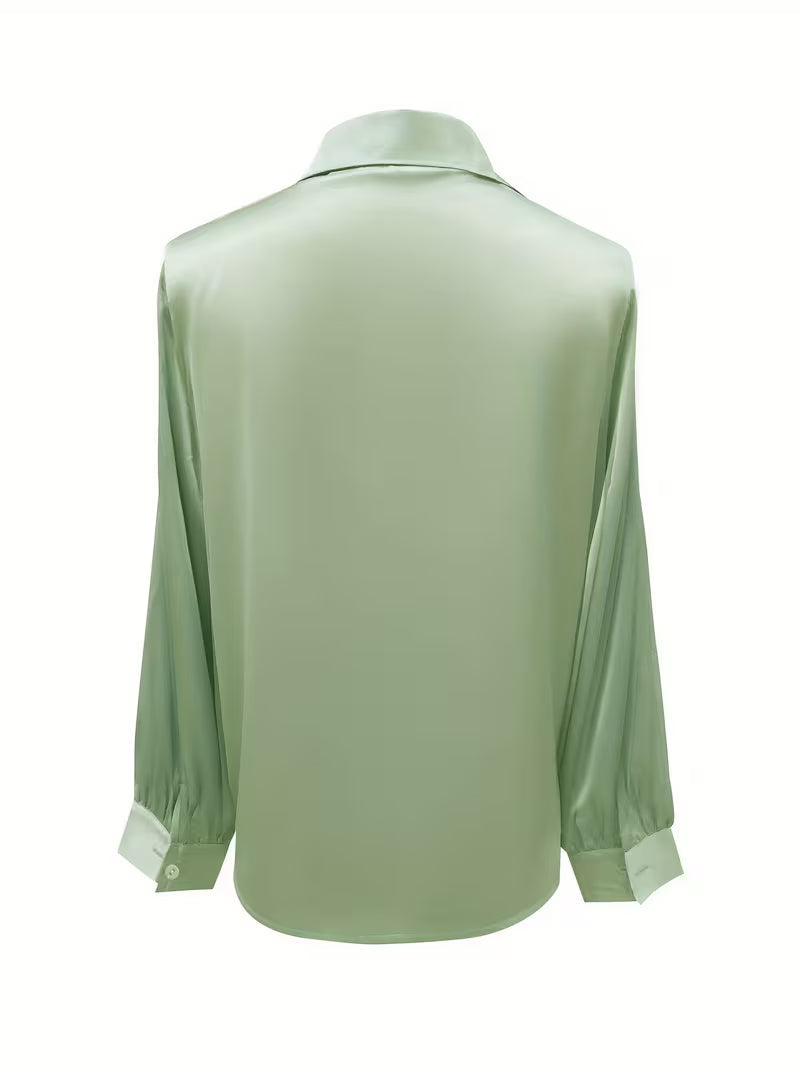 Leylah | Elegant Long-Sleeve Blouse
