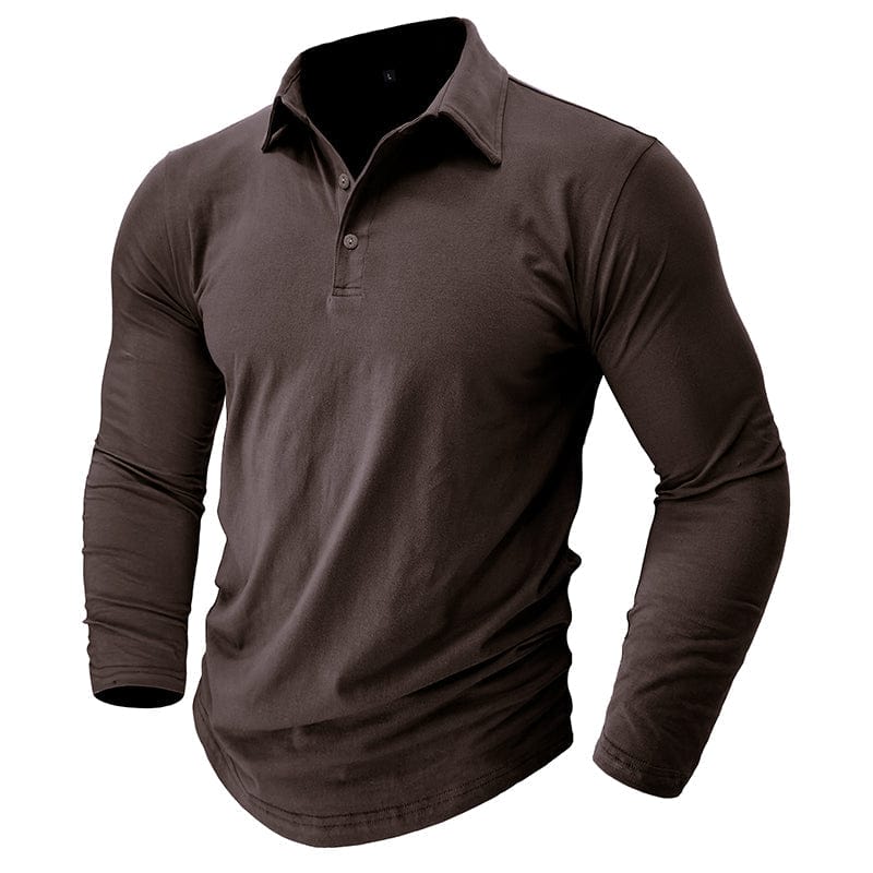 Travis | Stylish Premium Long-Sleeve Polo