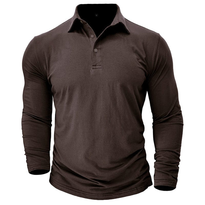 Travis | Stylish Premium Long-Sleeve Polo
