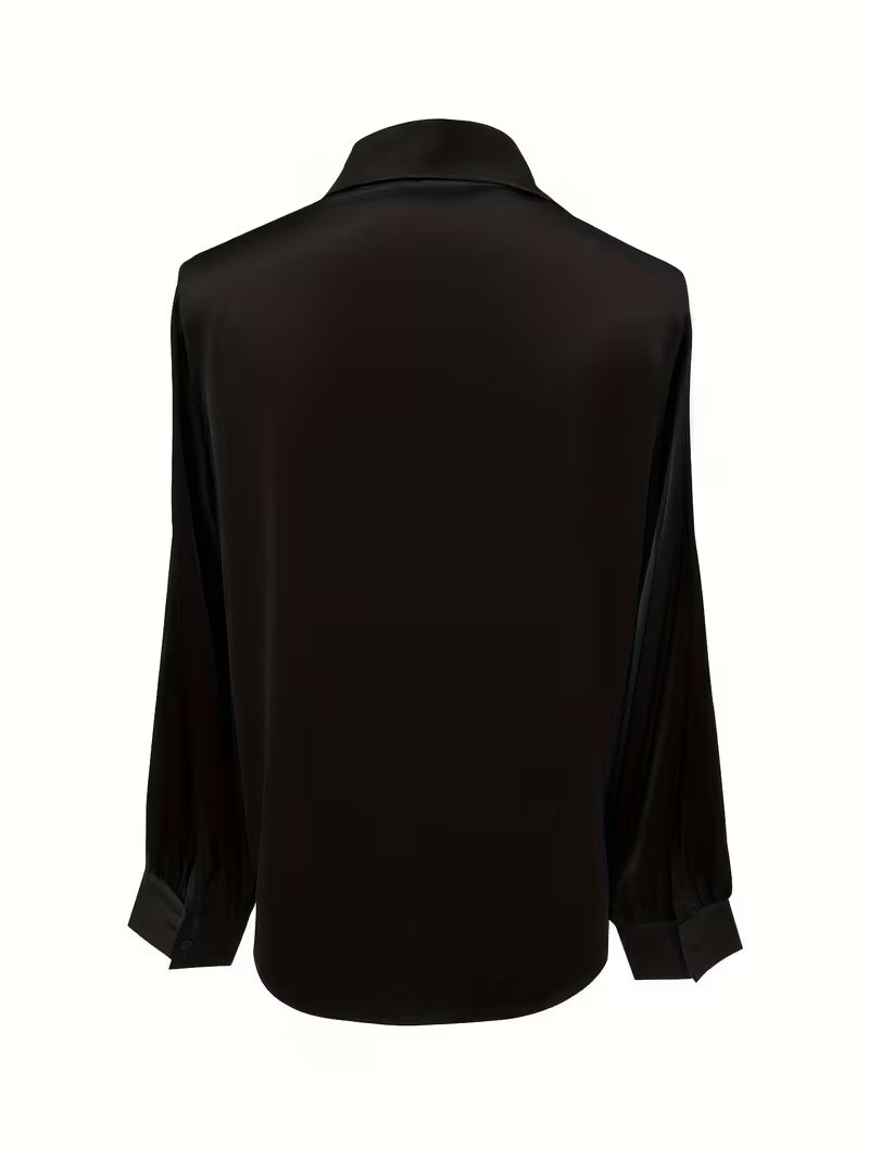 Leylah | Elegant Long-Sleeve Blouse