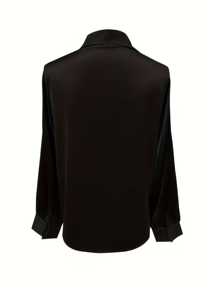 Leylah | Elegant Long-Sleeve Blouse
