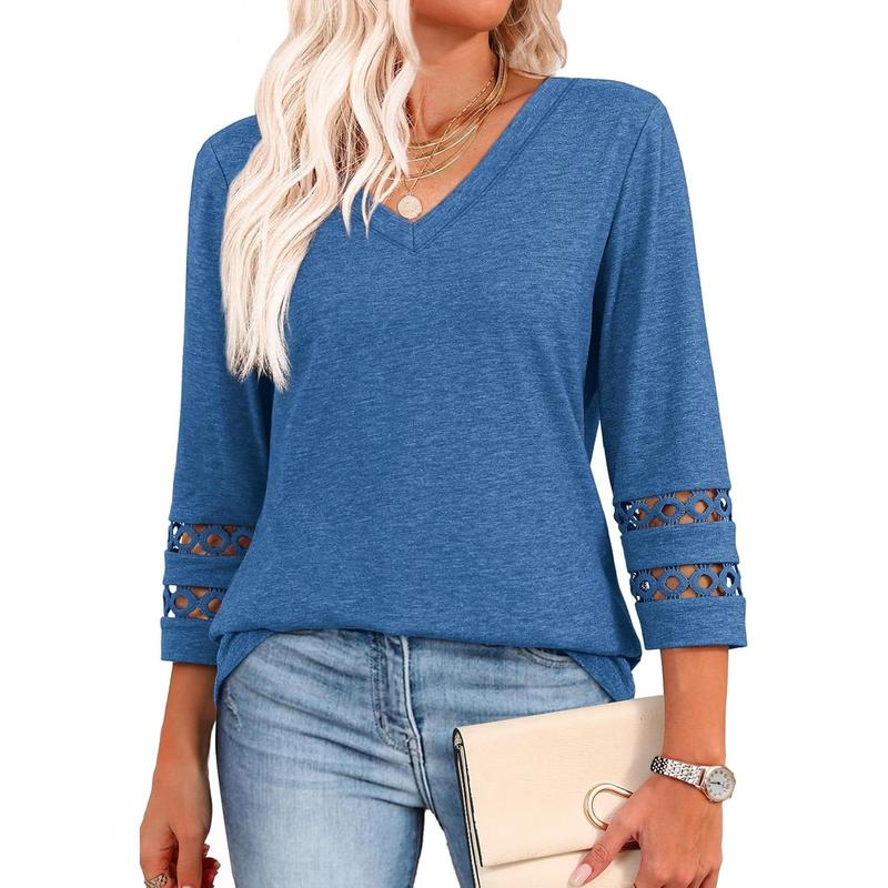Styli | Chic Casual V-Neck Top