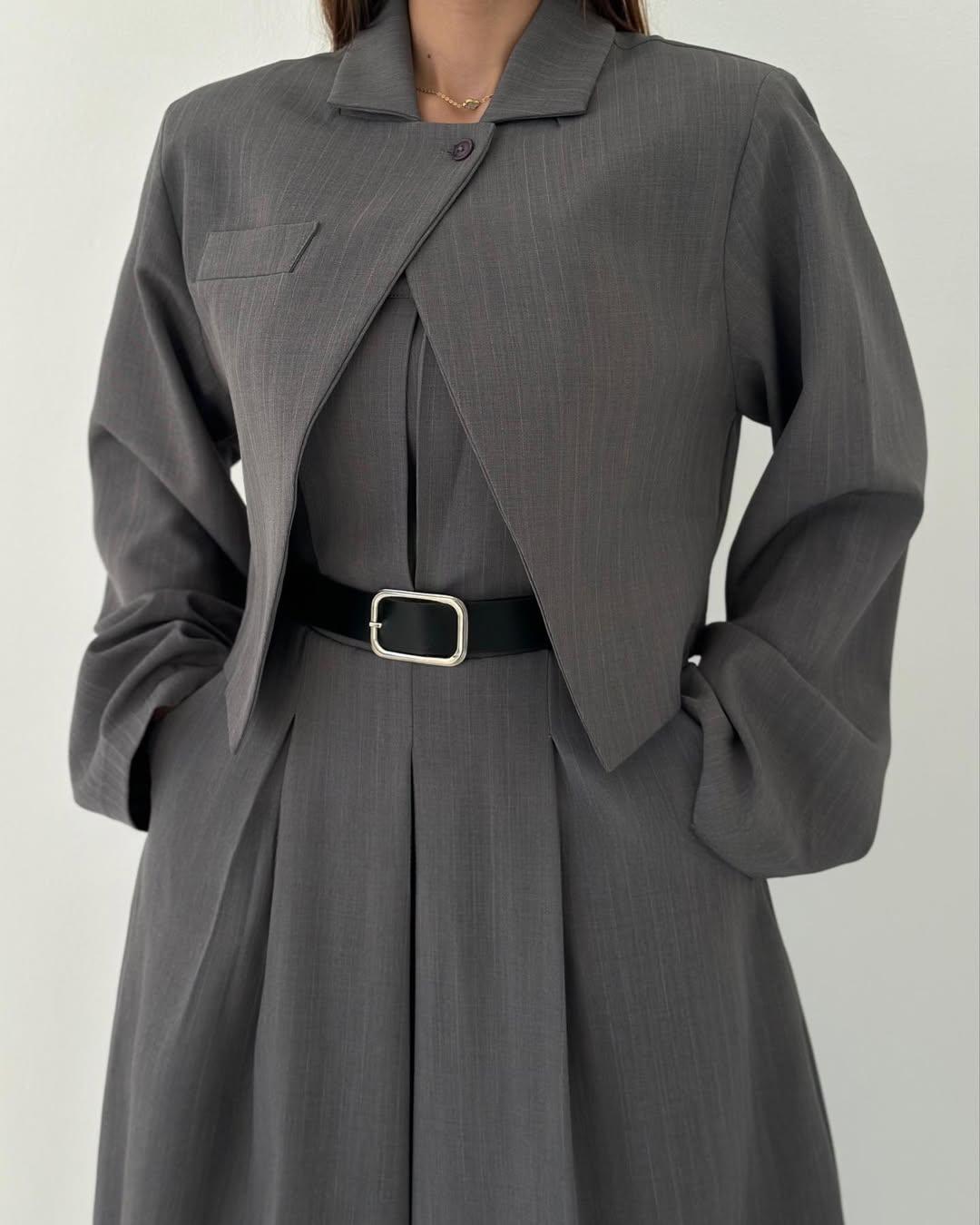 Lauralie | Strapless Jacket-Style Jumpsuit Set