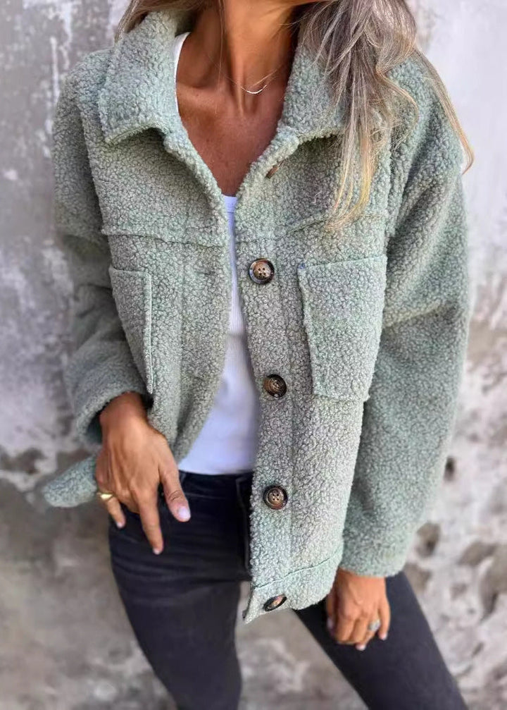 Ella | Soft Button-Up Cozy Jacket