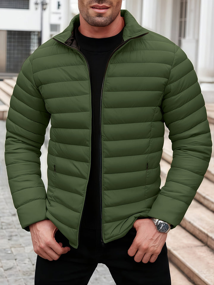 Kristian | Quilted Puffer Jacket with Zipper
