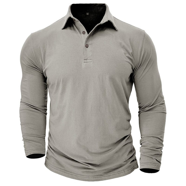 Travis | Stylish Premium Long-Sleeve Polo