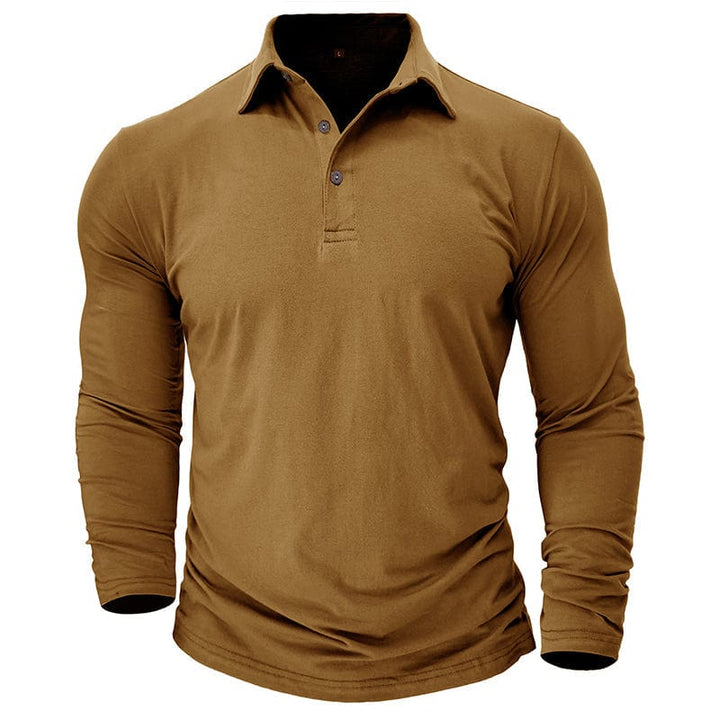 Travis | Stylish Premium Long-Sleeve Polo