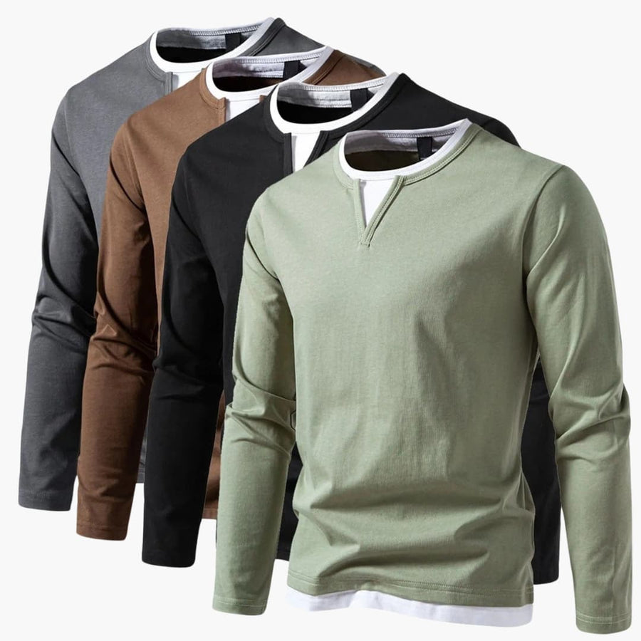 Konrad | Long-Sleeved Layered Shirt