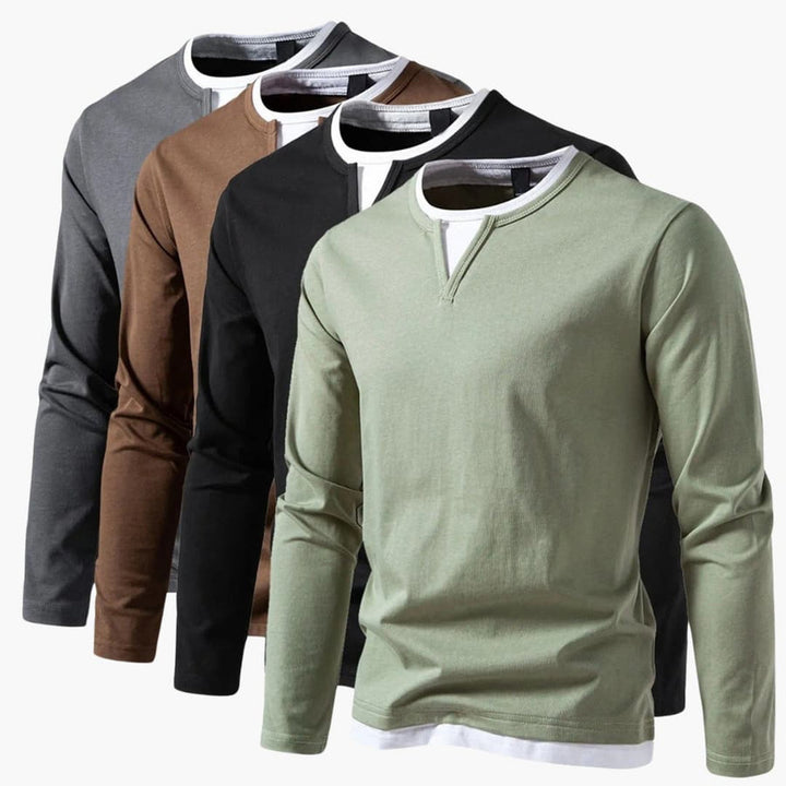 Konrad | Long-Sleeved Layered Shirt