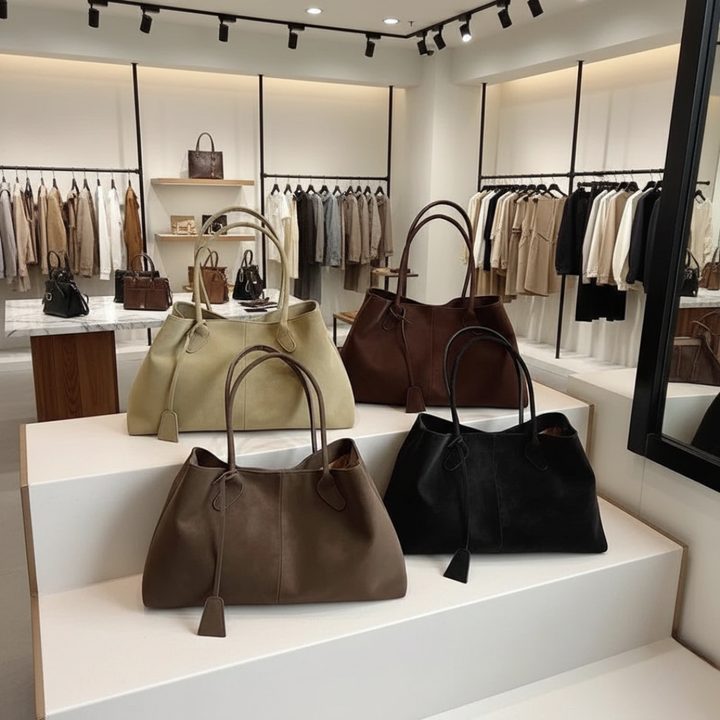 Umaiza | Faux Suede Crossbody Bag