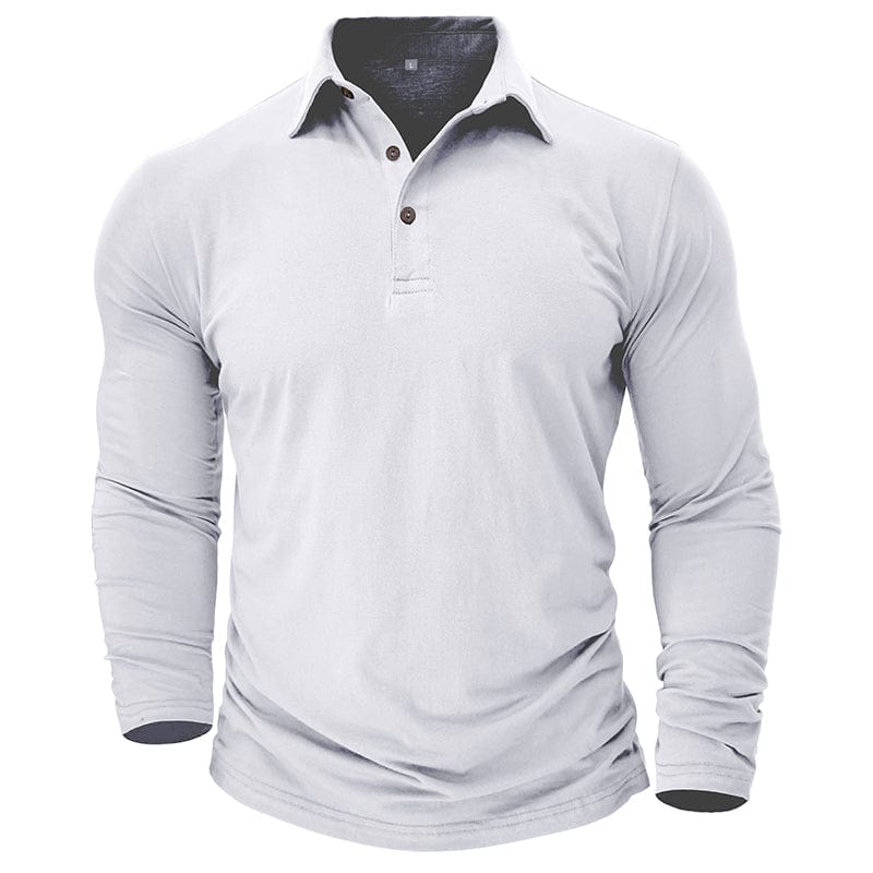 Travis | Stylish Premium Long-Sleeve Polo
