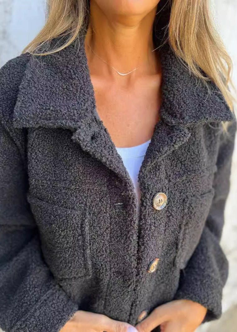 Ella | Soft Button-Up Cozy Jacket