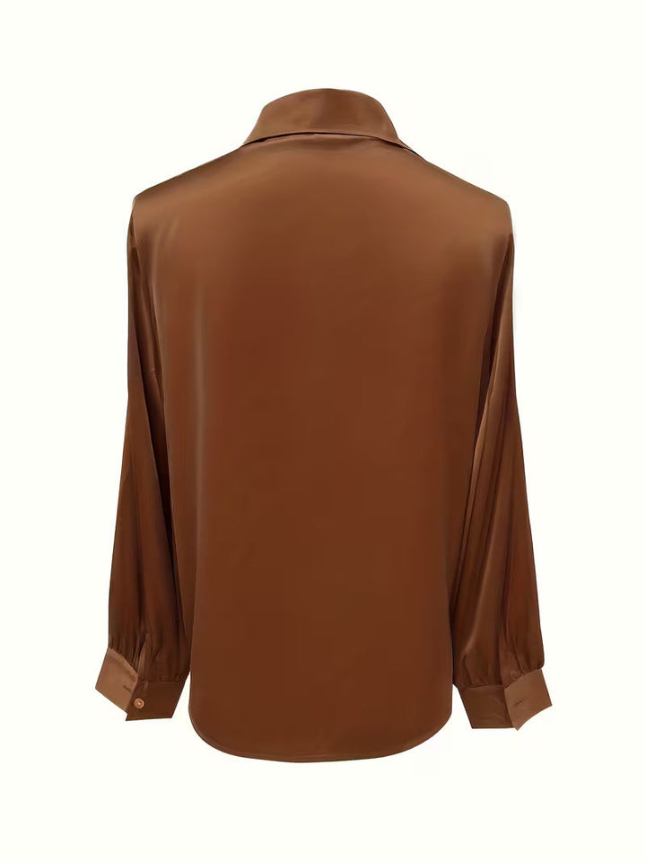 Leylah | Elegant Long-Sleeve Blouse