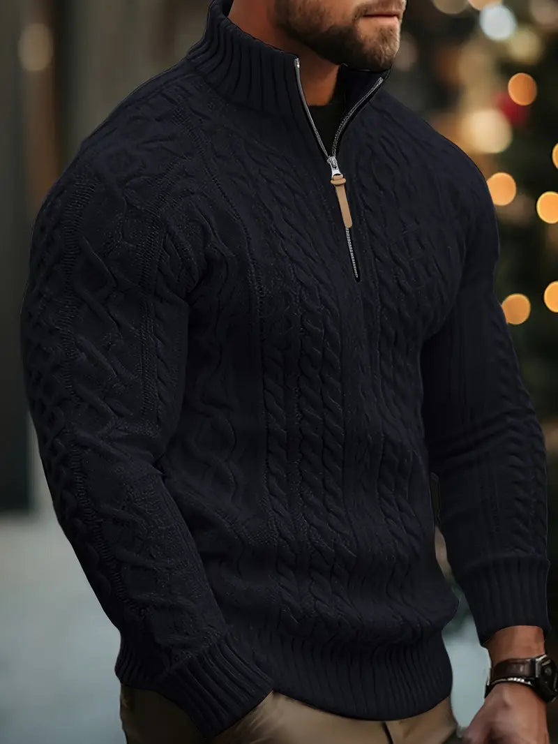Rabada | Half-Zip Knitted Sweater