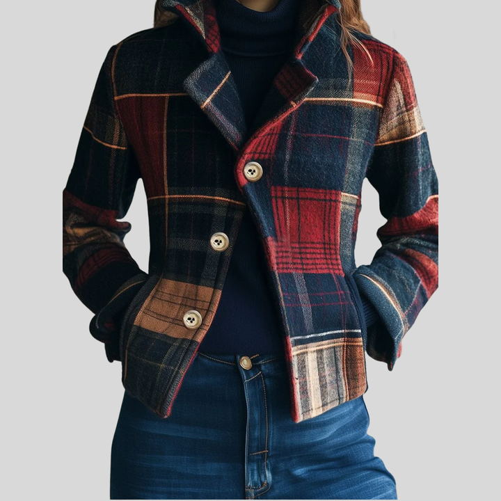 Natalie | Classic Plaid Jacket