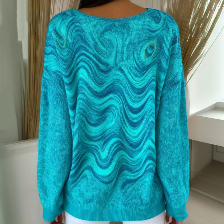 Nyella | Casual T-Shirt with Gradient Pattern