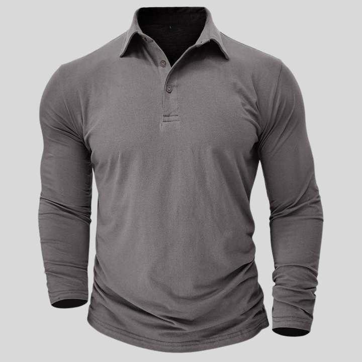 Travis | Stylish Premium Long-Sleeve Polo