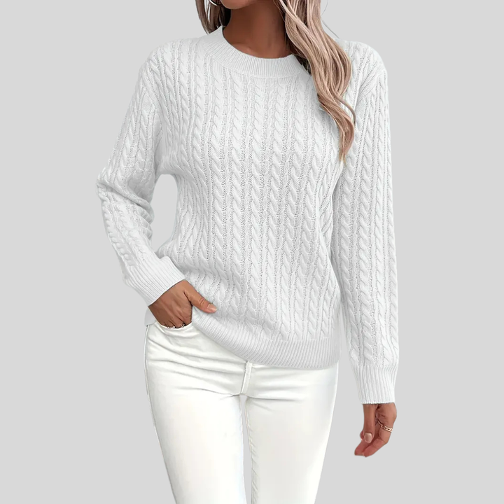 Bernila | Classic Cable-Knit Everyday Sweater