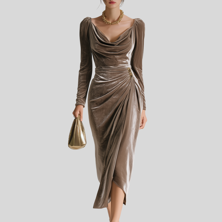 Sylvana | Elegant Midi Dress